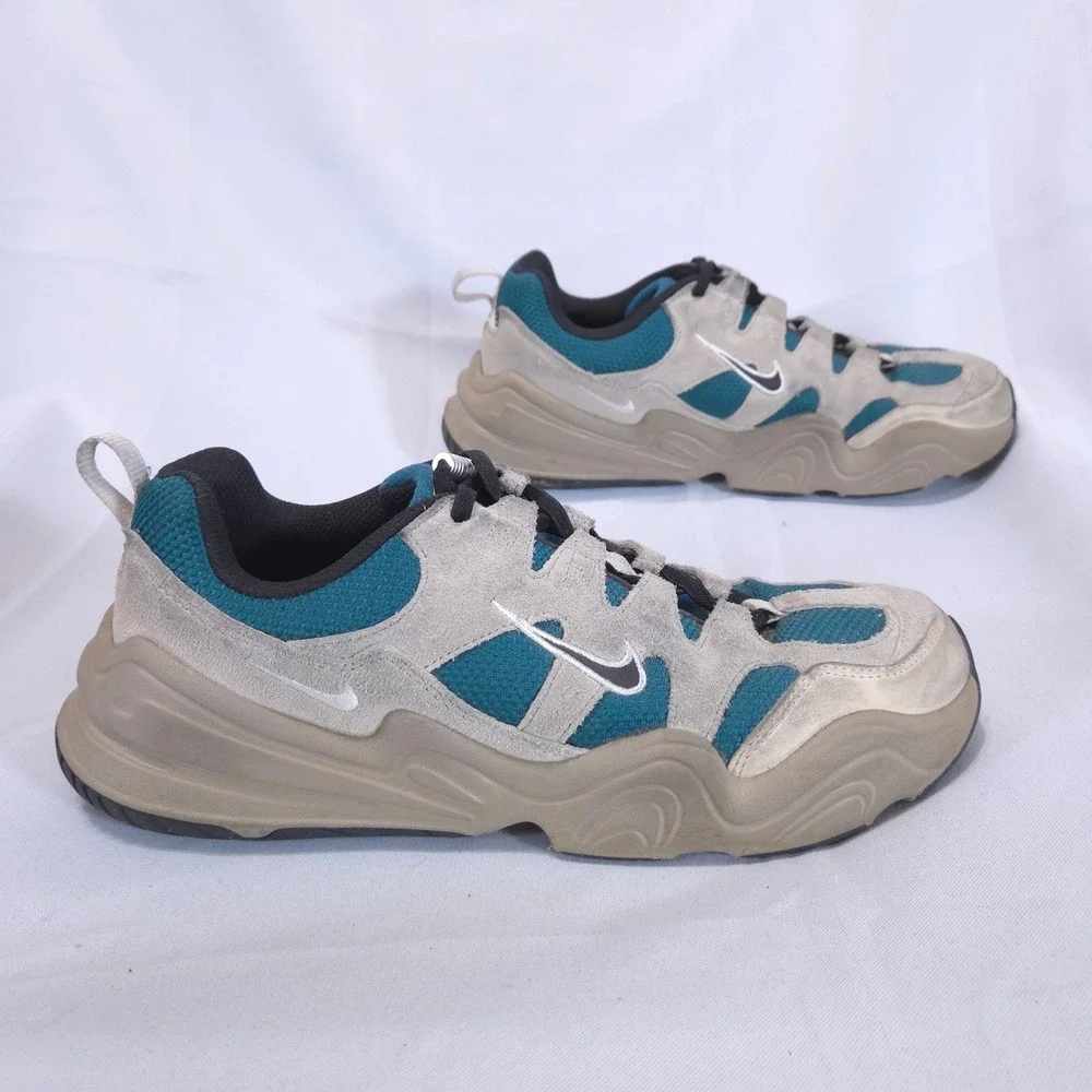 Nike Tech Hera Light Orewood Geode Teal Sneakers 9 Chunky Retro Shoes FJ9532-110